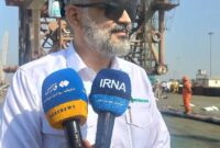 جکت سرچاهی A فاز ۱۱ پارس جنوبی بارگیری شد